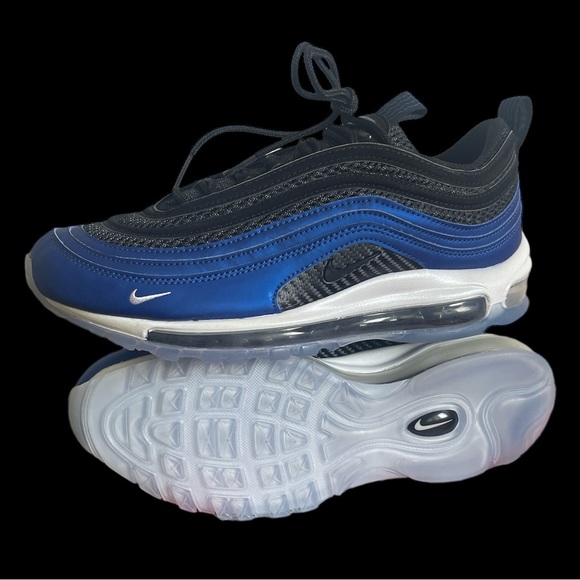 NIKE  AIR MAX 97 QS CI5011 400 Foamposite Royal Men's Running Shoes Size 9.5 - Picture 3 of 7